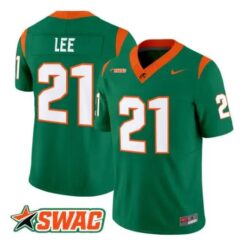 Jaquan Lee Jersey #21 Florida A&M Rattlers 2026 Vapor Limited Stitched by My Store NCAA Football Jerseys