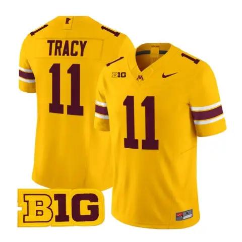 Javon Tracy Jersey #11 Minnesota Golden Gophers 2026 Stitched by My Store NCAA Football Jerseys