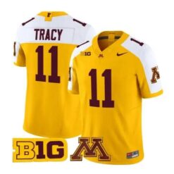 Javon Tracy Jersey #11 Minnesota Golden Gophers 2026 Stitched by My Store NCAA Football Jerseys