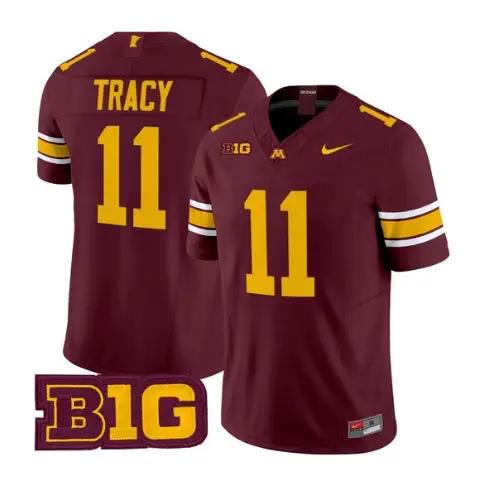 Javon Tracy Jersey #11 Minnesota Golden Gophers 2026 Stitched by My Store NCAA Football Jerseys