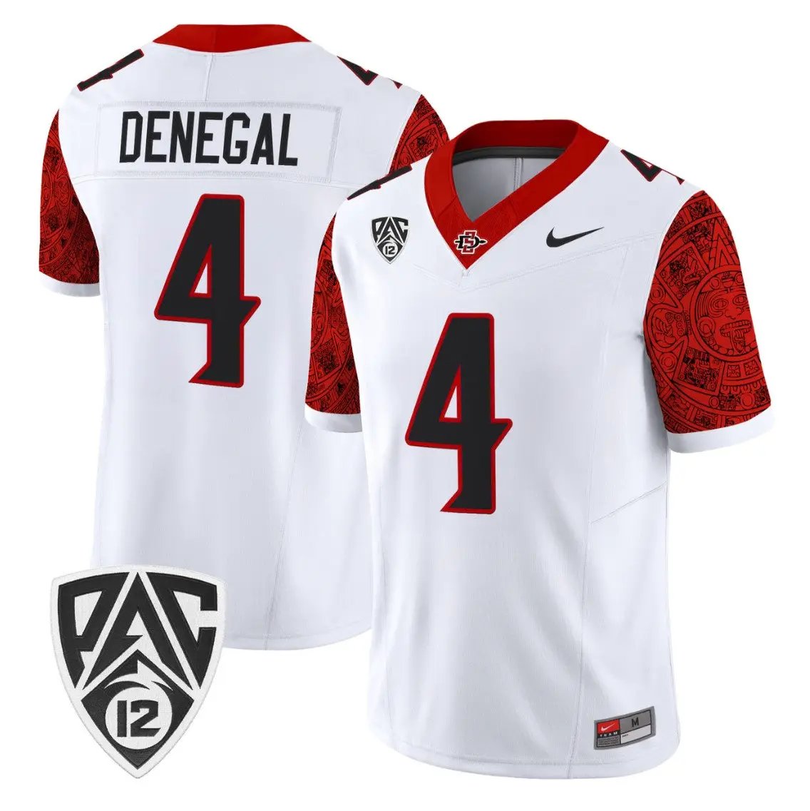Jayden Denegal Jersey #4 San Diego State Aztecs 2026 Vapor Stitched by My Store NCAA Football Jerseys