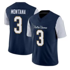 Joe Montana Jersey #3 Notre Dame Fighting Irish 2018 Shamrock Series Stitched by My Store NCAA Football Jerseys