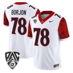 Joe Borjon Jersey #78 San Diego State Aztecs 2026 Vapor Stitched by My Store NCAA Football Jerseys