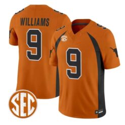 Jonah Williams Jersey #9 Texas Longhorns 1990 Throwback 2026 Vapor All Stitched by My Store NCAA Football Jerseys