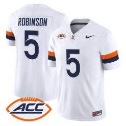 Kam Robinson Jersey #5 Virginia Cavaliers 2026 Vapor Limited Stitched by My Store NCAA Football Jerseys