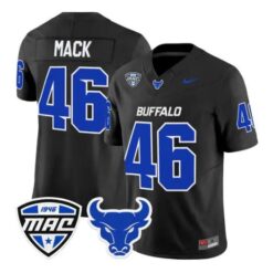 Khalil Mack Jersey #46 Buffalo Bulls 2026 All Stitched by My Store NCAA Football Jerseys
