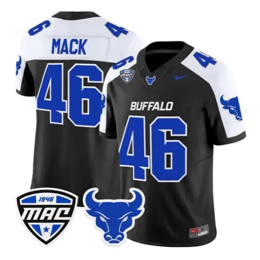 Khalil Mack Jersey #46 Buffalo Bulls 2026 All Stitched by My Store NCAA Football Jerseys