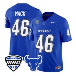 Khalil Mack Jersey #46 Buffalo Bulls 2026 All Stitched by My Store NCAA Football Jerseys
