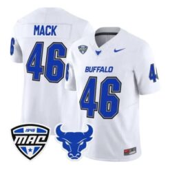 Khalil Mack Jersey #46 Buffalo Bulls 2026 All Stitched by My Store NCAA Football Jerseys