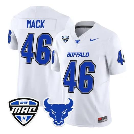 Khalil Mack Jersey #46 Buffalo Bulls 2026 All Stitched by My Store NCAA Football Jerseys