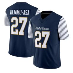 Kyngstonn Viliamu-Asa Jersey #27 Notre Dame Fighting Irish 2026 Limited Stitched by My Store NCAA Football Jerseys