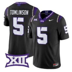 LaDainian Tomlinson Jersey #5 TCU Horned Frogs 2026 Vapor Limited Stitched by My Store NCAA Football Jerseys
