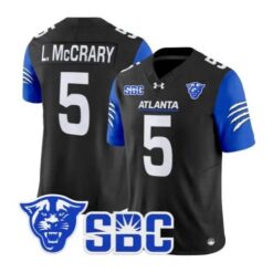 Lanear McCrary Jr Jersey #5 Georgia State Panthers 2026 Stitched by My Store NCAA Football Jerseys
