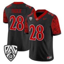 Marshall Faulk Jersey #28 San Diego State Aztecs 2026 Vapor Stitched by My Store NCAA Football Jerseys