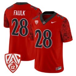 Marshall Faulk Jersey #28 San Diego State Aztecs 2026 Vapor Stitched by My Store NCAA Football Jerseys