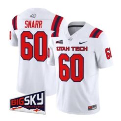 Matthew Snarr Jersey #60 Utah Tech Trailblazers 2026 All Stitched by My Store NCAA Football Jerseys