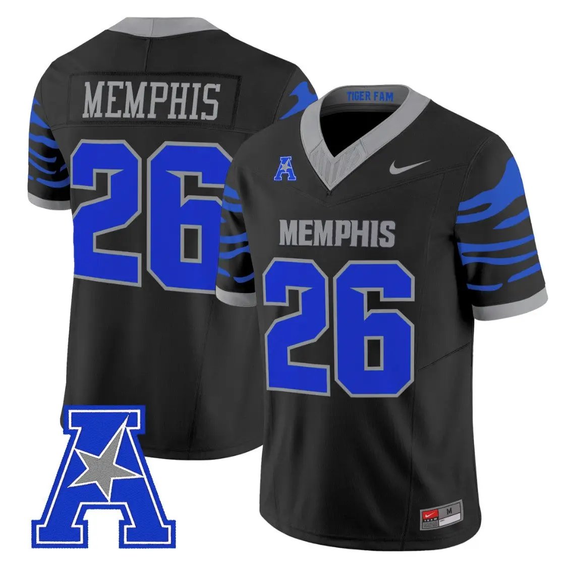 Memphis Jersey #26 Memphis Tigers 2026 Vapor Limited Stitched by My Store NCAA Football Jerseys