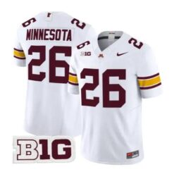 Minnesota Jersey #26 Minnesota Golden Gophers 2026 Stitched by My Store NCAA Football Jerseys
