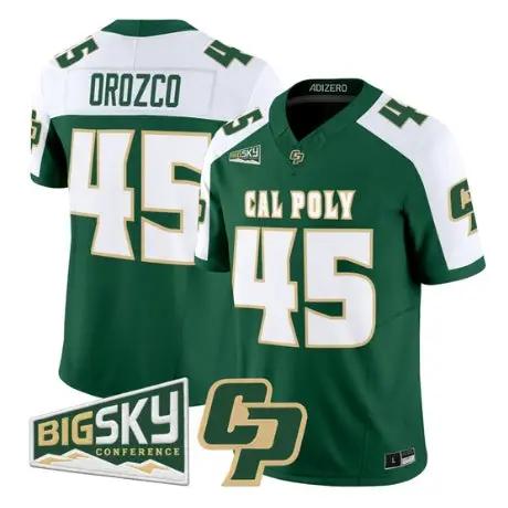 Osbaldo Orozco Jersey #45 Cal Poly Mustangs 2026 All Stitched by My Store NCAA Football Jerseys