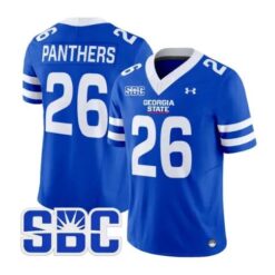 Panthers Jersey #26 Georgia State Panthers 2026 Limited Stitched by My Store NCAA Football Jerseys