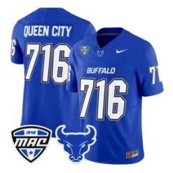 Queen City Jersey #716 Buffalo Bulls 2026 All Stitched by My Store NCAA Football Jerseys