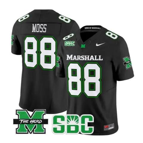 Randy Moss Jersey #88 Marshall Thundering Herd All Stitched by My Store NCAA Football Jerseys