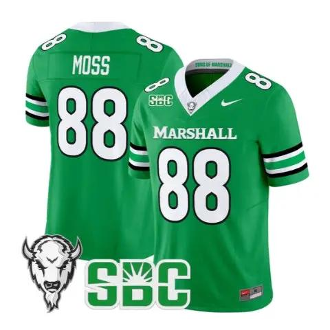 Randy Moss Jersey #88 Marshall Thundering Herd All Stitched by My Store NCAA Football Jerseys