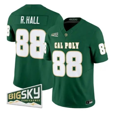 Ray Hall Jersey #88 Cal Poly Mustangs 2026 Limited Stitched by My Store NCAA Football Jerseys