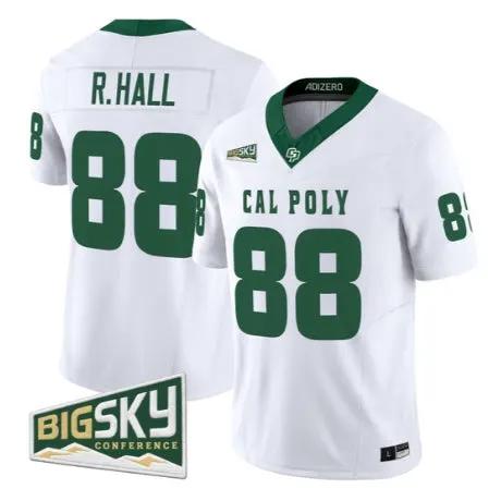 Ray Hall Jersey #88 Cal Poly Mustangs 2026 Limited Stitched by My Store NCAA Football Jerseys