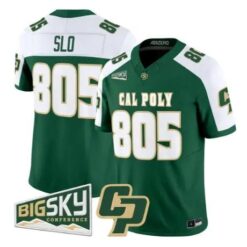 SLO Jersey #805 Cal Poly Mustangs 2026 Limited All Stitched by My Store NCAA Football Jerseys