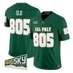 SLO Jersey #805 Cal Poly Mustangs 2026 Limited All Stitched by My Store NCAA Football Jerseys