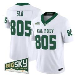 SLO Jersey #805 Cal Poly Mustangs 2026 Limited All Stitched by My Store NCAA Football Jerseys
