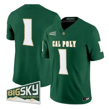 Team Jersey #1 Cal Poly Mustangs 2026 Limited All Stitched by My Store NCAA Football Jerseys