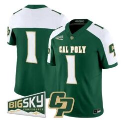 Team Jersey #1 Cal Poly Mustangs 2026 Limited All Stitched by My Store NCAA Football Jerseys