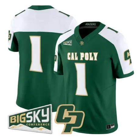Team Jersey #1 Cal Poly Mustangs 2026 Limited All Stitched by My Store NCAA Football Jerseys