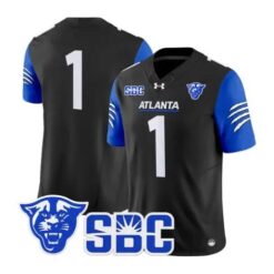 Team Jersey #1 Georgia State Panthers 2026 Limited All Stitched by My Store NCAA Football Jerseys