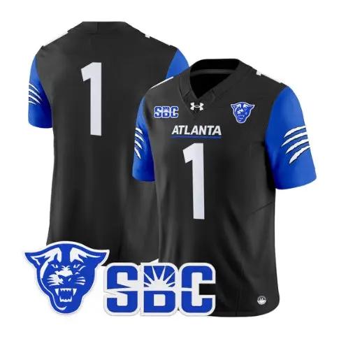 Team Jersey #1 Georgia State Panthers 2026 Limited All Stitched by My Store NCAA Football Jerseys