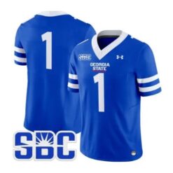 Team Jersey #1 Georgia State Panthers 2026 Limited All Stitched by My Store NCAA Football Jerseys