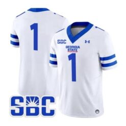 Team Jersey #1 Georgia State Panthers 2026 Limited All Stitched by My Store NCAA Football Jerseys