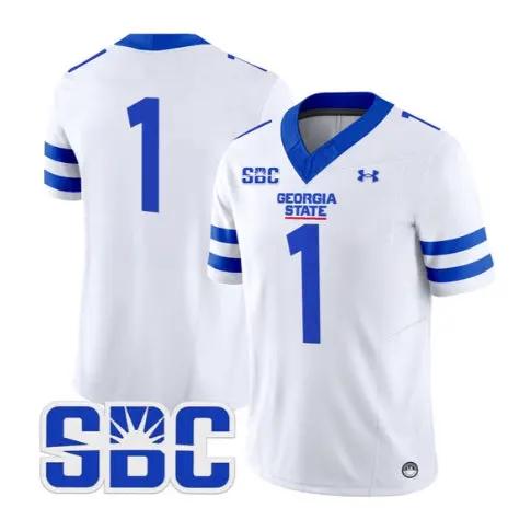 Team Jersey #1 Georgia State Panthers 2026 Limited All Stitched by My Store NCAA Football Jerseys