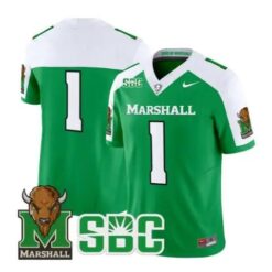Team Jersey #1 Marshall Thundering Herd 2026 All Stitched by My Store NCAA Football Jerseys