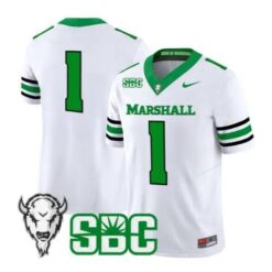 Team Jersey #1 Marshall Thundering Herd 2026 All Stitched by My Store NCAA Football Jerseys