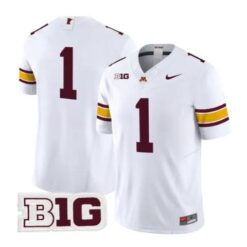 Team Jersey #1 Minnesota Golden Gophers 2026 All Stitched by My Store NCAA Football Jerseys