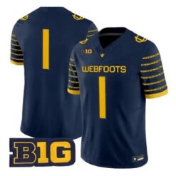 Team Jersey #1 Oregon Ducks 1916 Throwback 2026 Vapor Stitched by My Store NCAA Football Jerseys