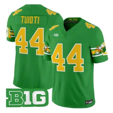 Teitum Tuioti Jersey #44 Oregon Ducks Mighty Oregon 2026 Stitched Green by My Store NCAA Football Jerseys