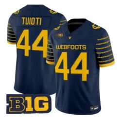 Teitum Tuioti Jersey #44 Oregon Ducks 1916 Throwback Stitched by My Store NCAA Football Jerseys