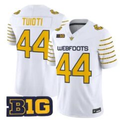 Teitum Tuioti Jersey #44 Oregon Ducks 1916 Throwback Stitched by My Store NCAA Football Jerseys