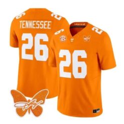 Tennessee Jersey #26 Tennessee Volunteers 2026 All Stitched by My Store NCAA Football Jerseys