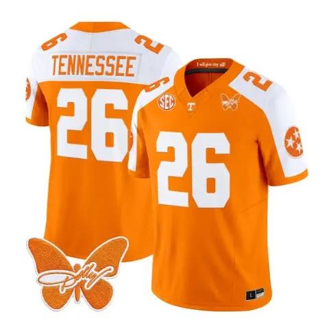 Tennessee Jersey #26 Tennessee Volunteers 2026 All Stitched by My Store NCAA Football Jerseys