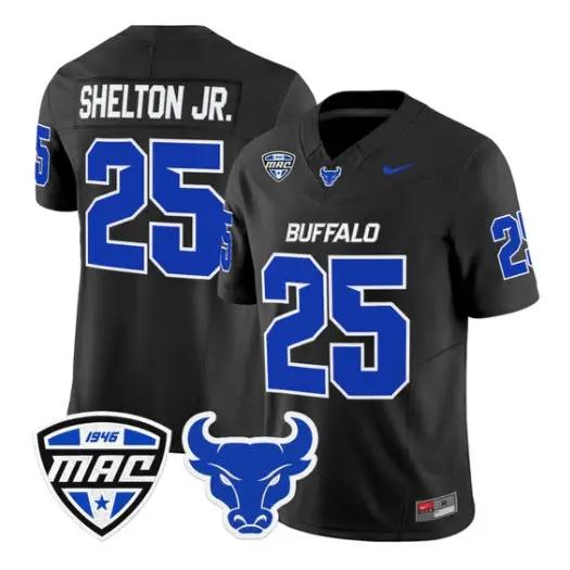 Terrance Shelton Jr Jersey #25 Buffalo Bulls 2026 Stitched by My Store NCAA Football Jerseys